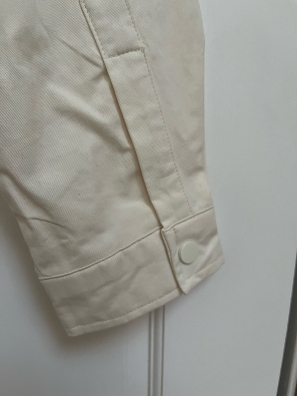 Cider Cream Ruffle-Front Bomber Jacket - Picture 11 of 16